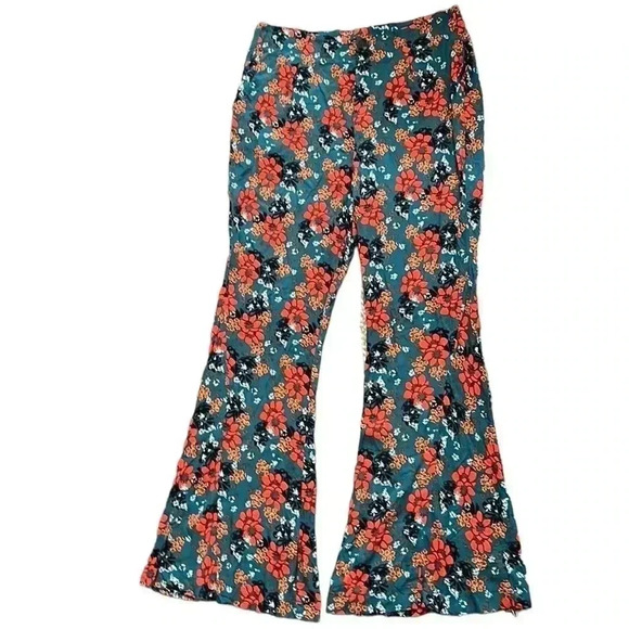 Free People Can’t Take My Eyes Off You Floral Pants L - Picture 4 of 9